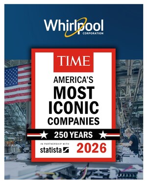 Whirlpool Corporation Named One of America's Most Iconic Companies by TIME